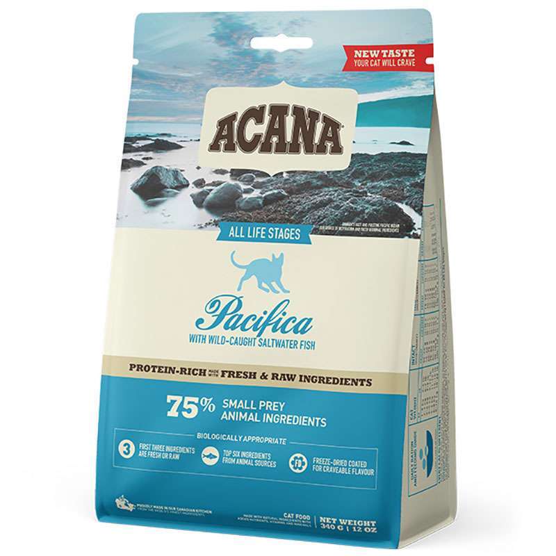Сухий беззерновий корм Acana (Акана) Pacifica All Life Stages Cat для котів будь-якого віку з м’ясом риби 340 г (арт a64134) original2