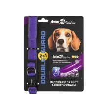 Набір Animall (Енімал) Vetline Dog Double Guard Set Collar & Antiparasitic Tape Purple для собак нашийник з протипаразитарною стрічкою фіолетовий 32-40 см (арт 180790)