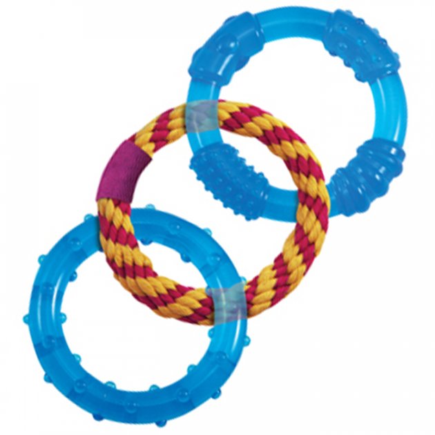 Іграшка Petstages Orka Dental Links Blue кільця для собак 10 см (арт pt239) original2
