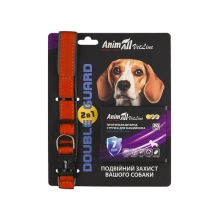 Набор Animall (Энимал) Vetline Dog Double Guard Set Collar & Antiparasitic Tape Orange для собак ошейник с противопаразитарной лентой оранжевый 32-40 см (арт 180728)