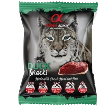 Полувлажное лакомство Alpha Spirit (Альфа Спирит) Cat Snacks Duck для котов любого возраста кубики с мясом утки 50 г (арт as8008350)