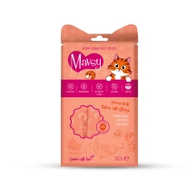 Кремовое лакомство Mavsy (Мавси) Creamy Lickable Treats Salmon with Shrimp для кошек с филе лосося и креветками 5х15 г (арт MAVSY02)