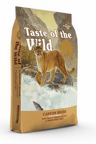 Сухой беззерновой корм Taste of the Wild (Тейст оф зе вайлд) Cat Grain Free Canyon River All Life Stages для котов всех возрастов с мясом форели 2 кг (арт 2594-HT18)