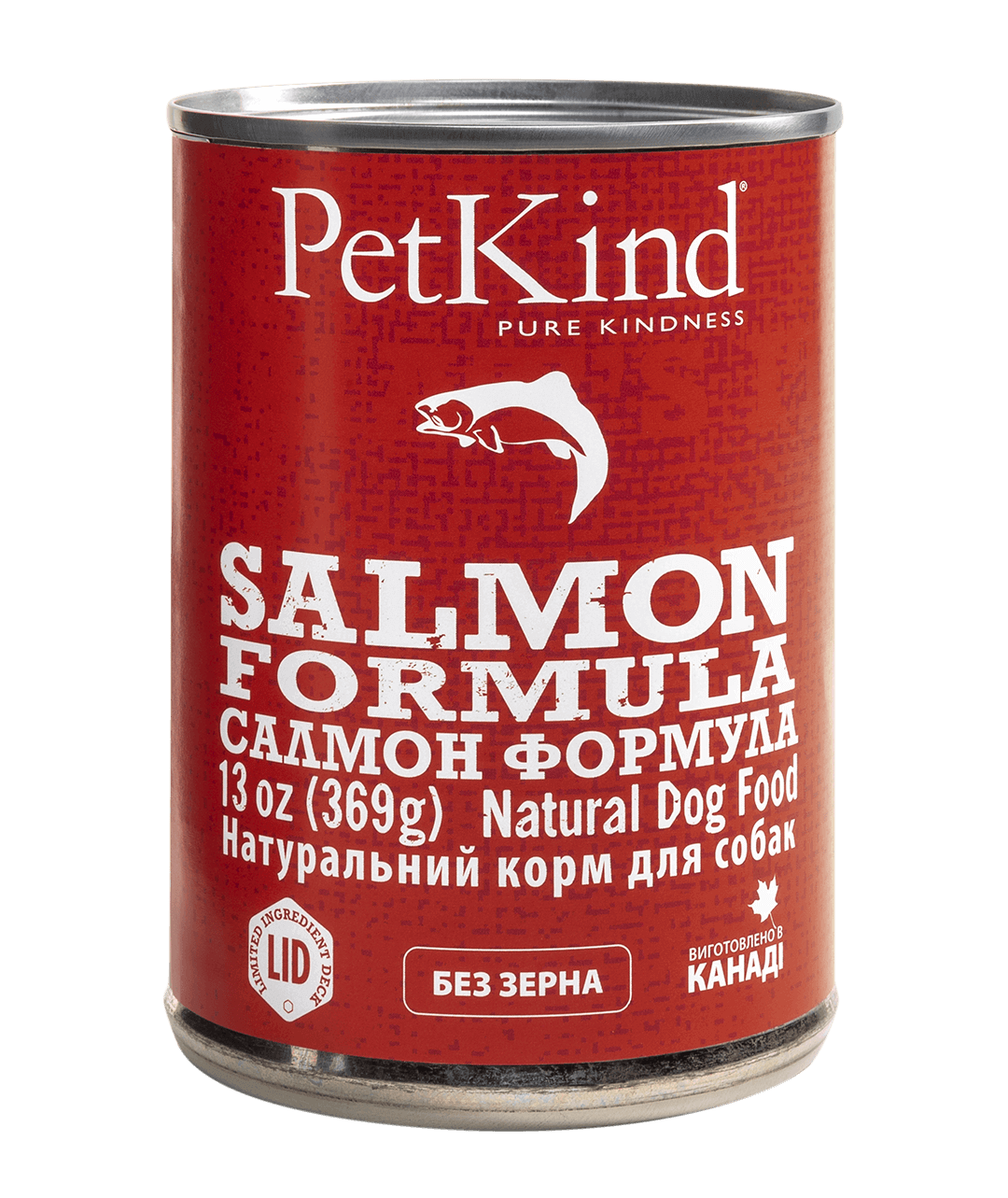 Влажный беззерновой корм PetKind (ПетКайнд) Dog Grain Free Salmon Formula All Life Stages All Breeds для собак всех возрастов и всех пород с мясом лосося 369 г (арт Pk00530) original1
