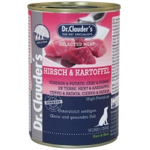 Влажный корм Dr.Clauder's (Клаудер) Selected Meat Venison & Potato для собак с олениной и картофелем 400 г (арт 32449000)