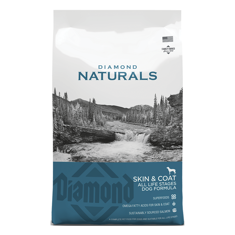 Сухой корм Diamond Naturals (Даймонд Нейчуралс) Dog All Life Stages Skin & Coat для собак с лососем 15 кг (арт dn10089-HT28)